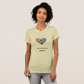 Samenlopers lopen samen t-shirt (Voorkant volledig)
