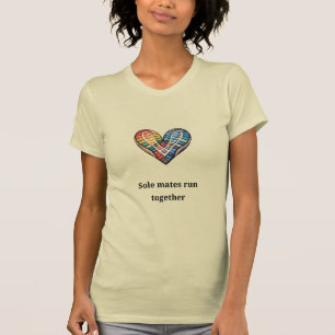 Samenlopers lopen samen t-shirt
