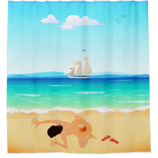 samensmelting douchegordijn (Voorkant)