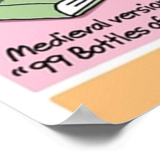 samenstel van ingekorte klassieke soorten poster (Hoek)