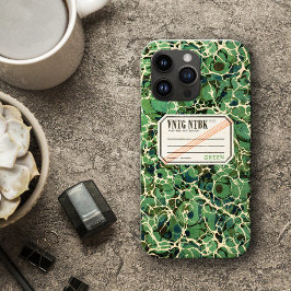 samenstellend boek Groene VNTG Case-Mate iPhone 14 Pro Hoesje
