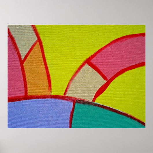 Samenstelling #11A door Michael Moffa Poster (Voorkant)