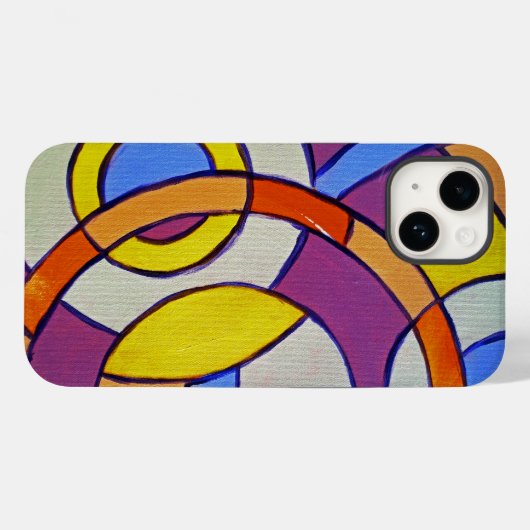 Samenstelling #14 door Michael Moffa Case-Mate iPhone Case (Achterkant (horizontaal))