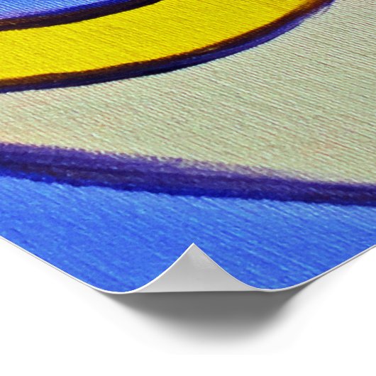 Samenstelling #14 door Michael Moffa Poster (Hoek)