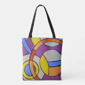 Samenstelling #14 door Michael Moffa Tote Bag (Achterkant)