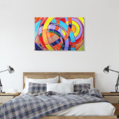 Samenstelling #15 door Michael Moffa Canvas Afdruk (Insitu (Slaapkamer))