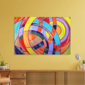 Samenstelling #15 door Michael Moffa Canvas Afdruk (Insitu (Woonkamer))