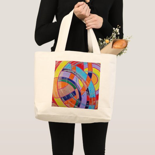 Samenstelling #15 door Michael Moffa Grote Tote Bag (Voorkant (product))