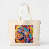 Samenstelling #15 door Michael Moffa Grote Tote Bag (Voorkant)