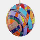 Samenstelling #15 door Michael Moffa Keramisch Ornament (Links)