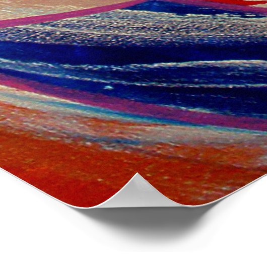 Samenstelling #15 door Michael Moffa Poster (Hoek)