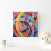 Samenstelling #15 door Michael Moffa Vierkante Klok (Huis)