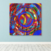 Samenstelling #17 door Michael Moffa Canvas Afdruk (Insitu (Houten vloer))