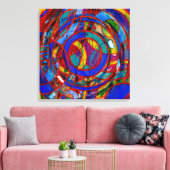 Samenstelling #17 door Michael Moffa Canvas Afdruk (Insitu (Woonkamer))