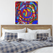 Samenstelling #17 door Michael Moffa Canvas Afdruk (Insitu (Slaapkamer))