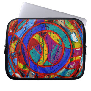 Samenstelling #17 door Michael Moffa Laptop Sleeve