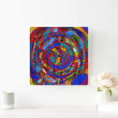 Samenstelling #17 door Michael Moffa Vierkante Klok (Huis)