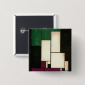 Samenstelling, 1922 vierkante button 5,1 cm (Voorkant /achterkant)