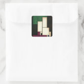 Samenstelling, 1922 vierkante sticker (Tas)