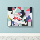 Samenstelling, 1927 canvas afdruk (Insitu (Houten vloer))