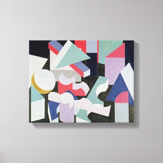 Samenstelling, 1927 canvas afdruk (Voorkant)