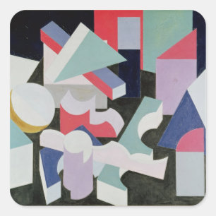 Samenstelling, 1927 vierkante sticker