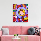 Samenstelling #19 door Michael Moffa Canvas Afdruk (Insitu (Woonkamer))