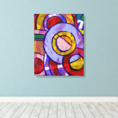 Samenstelling #19 door Michael Moffa Canvas Afdruk (Insitu (Houten vloer))