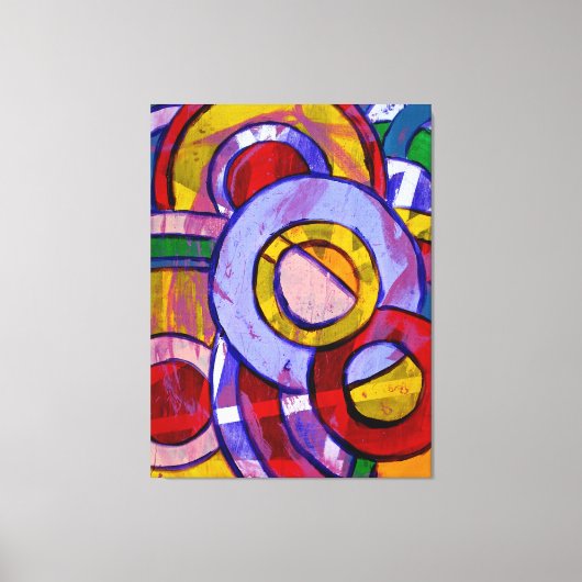 Samenstelling #19 door Michael Moffa Canvas Afdruk (Voorkant)