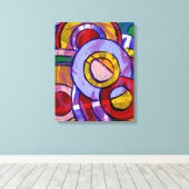 Samenstelling #19 door Michael Moffa Canvas Afdruk (Insitu (Houten vloer))