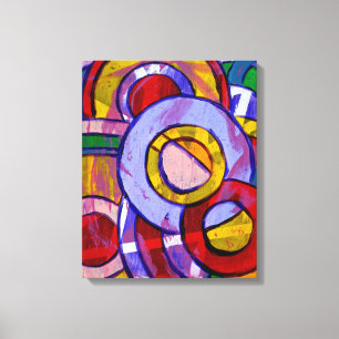 Samenstelling #19 door Michael Moffa Canvas Afdruk