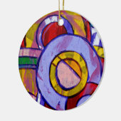 Samenstelling #19 door Michael Moffa Keramisch Ornament (Links)