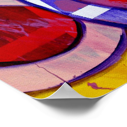 Samenstelling #19 door Michael Moffa Poster (Hoek)