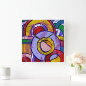 Samenstelling #19 door Michael Moffa Vierkante Klok (Huis)