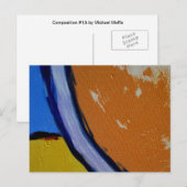 Samenstelling #1A door Michael Moffa Briefkaart (Voorkant / Achterkant)