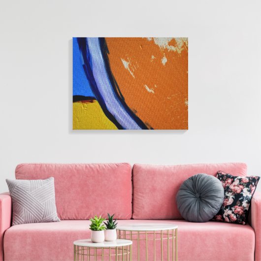 Samenstelling #1A door Michael Moffa Canvas Afdruk (Insitu (Woonkamer))