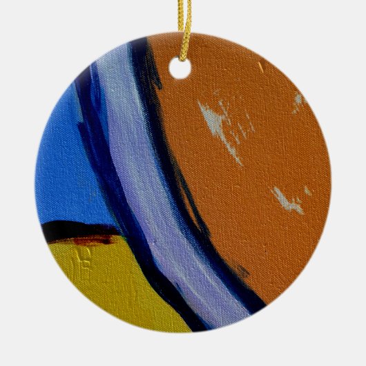 Samenstelling #1A door Michael Moffa Keramisch Ornament (Voorkant)