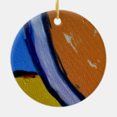 Samenstelling #1A door Michael Moffa Keramisch Ornament (Achterkant)