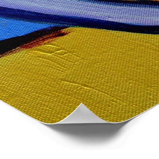 Samenstelling #1A door Michael Moffa Poster (Hoek)