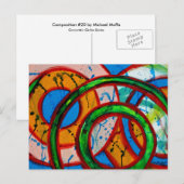 Samenstelling #20 door Michael Moffa Briefkaart (Voorkant / Achterkant)