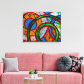 Samenstelling #20 door Michael Moffa Canvas Afdruk (Insitu (Woonkamer))