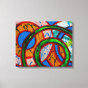 Samenstelling #20 door Michael Moffa Canvas Afdruk