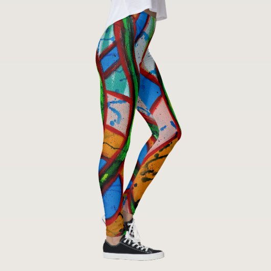 Samenstelling #20 door Michael Moffa Leggings (Rechts)