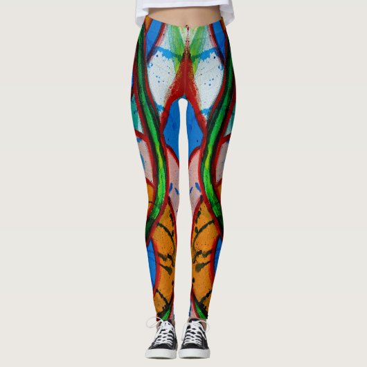 Samenstelling #20 door Michael Moffa Leggings (Voorkant)