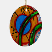 Samenstelling #20A door Michael Moffa Keramisch Ornament (Rechts)