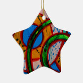 Samenstelling #20A door Michael Moffa Keramisch Ornament (Rechts)