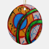 Samenstelling #20A door Michael Moffa Keramisch Ornament (Links)