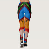 Samenstelling #20A door Michael Moffa Leggings (Achterkant)