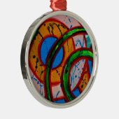 Samenstelling #20A door Michael Moffa Metalen Ornament (Rechts)