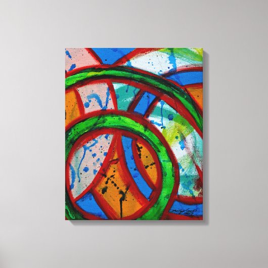 Samenstelling #20B door Michael Moffa Canvas Afdruk (Voorkant)